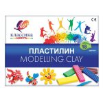 Пластилин 18 цв., со стеком, 360 г, Луч КЛАССИКА