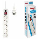 Сетевой фильтр Buro 500SH-3-W (5 розеток, 3м) белый