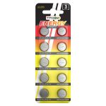 Батарейка Трофи G13  щелочная, 1.5В, G13/LR44/LR1154 упаковка 10шт