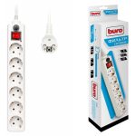 Сетевой фильтр Buro 600SH-5-W (6 розеток, 5м) белый