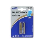 Батарейка Samsung Pleomax  AAA  щелочная, 1.5В, LR03-2BL/LR03-4BL (цена за 1 элемент)