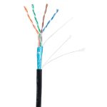 Кабель Netlan F/UTP (Внеш., экран, одножильн., 4пары, cat.5/5E, медный, оболочка полиэт-н) 305м.