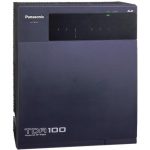 Мини АТС Panasonic KX-TDA100 (гибридная, укомплектованная 32внутр./16внеш. + кабель Amphenol) уценка (БУ)