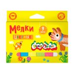 Мел цветной 09 шт/уп, мягкий, Каляка Маляка
