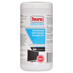Салфетки чистящие Buro (BU-ALL)Для экранов мониторов, плазменных, ЖК телевизор, влажные, 100 шт/туб.