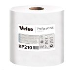 Полотенца бумажные в рулоне Veiro Professional Comfort 1-сл., 200 м., белые, центр. вытяжка