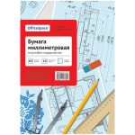 Бумага масштабно-координатная А3, 10л., голубая, в папке, OfficeSpace