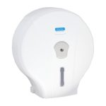 Диспенсер для туалетной бумаги OfficeClean Professional, пластик, механич., белый, малый