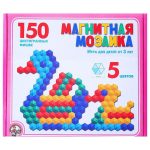 Игра магнитная "Мозаика",150 элементов, диаметр 20 мм