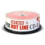 Диск одноразовой записи CD-R Mirex 700Mb (25 штук на шпинделе)