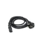 Кабель компьютер - розетка  220В (IEC320-C13/евровилка CEE 7/7, 3 м)