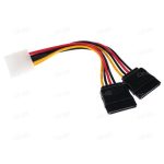 Кабель питания SATA (Molex- 2хSATA)