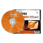 Диск одноразовой записи DVD+R Mirex 4.7Gb