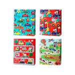 Пакет подарочный 26x32x10 см, вертикальный, с блеском., deVENTE." Boys world" 4 дизайна