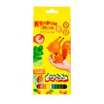 Карандаши цветные 12 цв., корпус дерево, трехгран., Каляка-Маляка