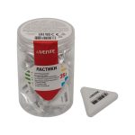 Ластик deVENTE. Trio, dust-free. 37*37*10 мм, треугольный, белый, синтетич. каучук