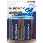 Батарейка Samsung Pleomax D  щелочная, 1.5В, LR20-2BL (цена за 1 элемент)