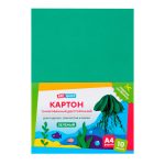 Картон цветной А4, ArtSpace, 10л., тонированный, зеленый, 180г/м²
