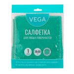 Салфетки универс. микрофибра 30*30 см. Vega