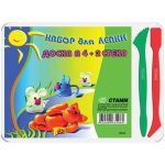 Доска для лепки А4 со стеками, белая СТАММ