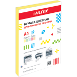 Бумага цветная deVENTE пастель желтый А4,  80гр, 100л