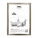 Рамка А4, 21х30 см, пластиковая, серебро, стекло, deVENTE