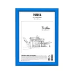 Рамка А4, 21х30 см, пластиковая, голубая, стекло, deVENTE