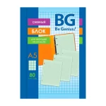 Блок сменный 80л., А5, BG, зеленый