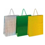 Пакет подарочный 33x45x13 см, вертикальный, голография, ЗОЛОТАЯ СКАЗКА ассорти 3 цвета