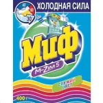 Порошок стиральный МИФ Автомат 3 в1 "Свежий цвет", 400 гр/пачка