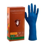 Перчатки латексные M, 50 шт., картон. коробка, SAFE&CARE High Risk DL/TL210