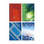 Книга учета А4, 96 л., линия, блок офсет, твердый переплет 7БЦ, ассорти, УДП