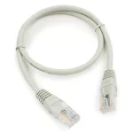 Патч-корд UTP Cablexpert (0.25м, кат.5e, 2x RJ45/8P8C, заливной, многожильный, медь, PVC) серый