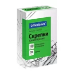 Скрепки канц. 28 мм картон. упаковка (100 шт/упак) OfficeSpace