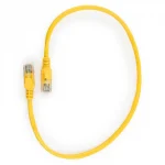 Патч-корд UTP Cablexpert (0.25м, кат.5e, 2x RJ45/8P8C, заливной, многожильный, медь, PVC) желтый
