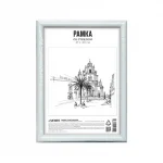 Рамка А4, 21х30 см, пластиковая, белая, акриловое стекло, deVENTE