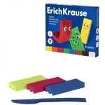 Пластилин 08 цв., со стеком, 120 г, ErichKrause.Разноцветные друзья