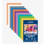 Фоамиран А4, пастель, 10 л., 10 цв.,толщ. 1,0 мм, пастель, deVENTE. HOBBY CREATIVE