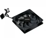 Вентилятор 120x120 Digma DFAN-120-7 (120х120x25 черный 3-pin 4-pin (Molex)
