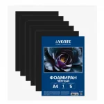 Фоамиран А4, черный, 5 л., толщина 1,0 мм, deVENTE. HOBBY CREATIVE