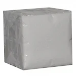 Салфетки бумажные 1-слойные, 24х24 см., белые (100 шт/упак) Solfi