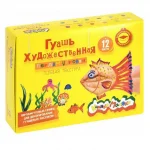 Гуашь 12 цв., 22 мл., гелевая, перламутр, Каляка Маляка