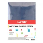 Обложки для переплета А3, пластиковые,  400 мкм., 50 шт/упак, прозрачные, deVENTE,