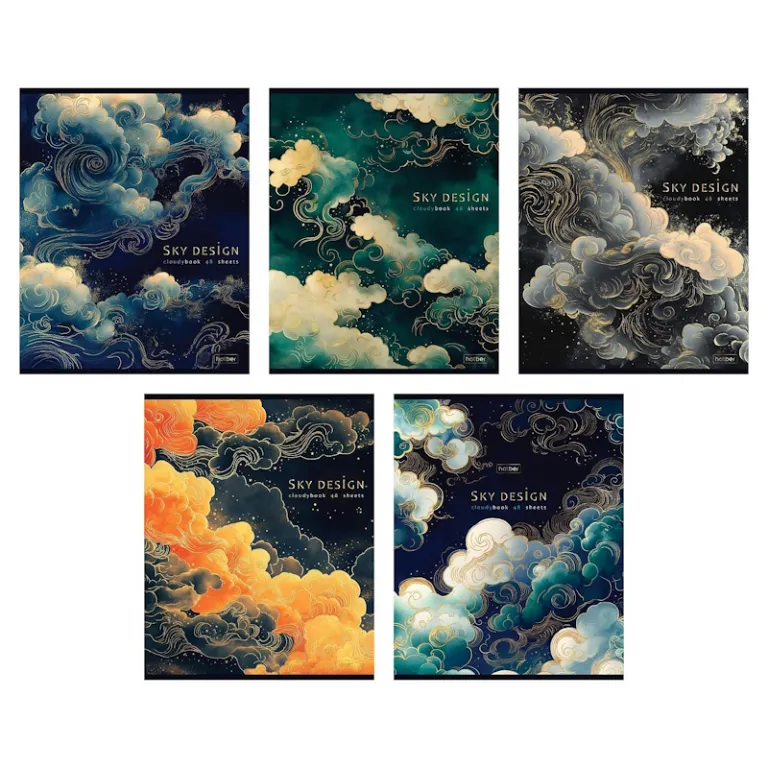 Тетрадь А5, 48 листов, клетка, гребень, ArtSpace "Моноколор. Colorblock", об. мелов. картон