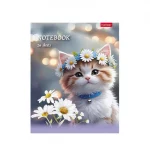 Записная книжка А6, 24 л., обл. мелов. картон, глянц. ламин., клетка, Hatber. Маленькие ушки — изображение 9