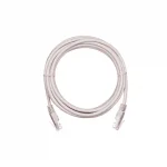 Патч-корд UTP Netlan  (0,3 м, кат.5e, 2x RJ45/8P8C, заливной, многожильный, медь, PVC) серый