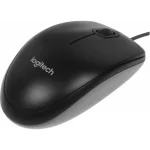Мышь проводная Logitech Optical M90 (1000dpi, светодиодная, 2 кнопки, USB) Черный (910-001795) — изображение 2