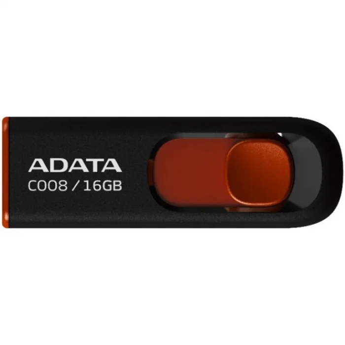Флэш-накопитель  16Gb USB 2.0 A-Data AC008-16G-RKD красный/черный — изображение 2