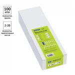 Пружины для переплета , пластиковая, белый, 06 мм, 100 шт,  OfficeSpace — изображение 2