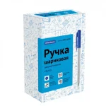 Ручка шариковая, автом. 0,7 мм., синяя, клип, корпус шестигранный, OfficeSpace Twist — изображение 3